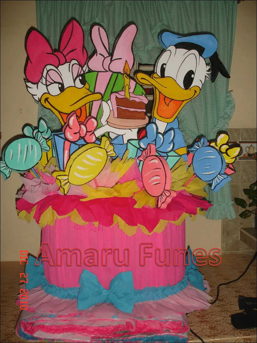 Decoración de globos de la pata daisy bebé - Imagui