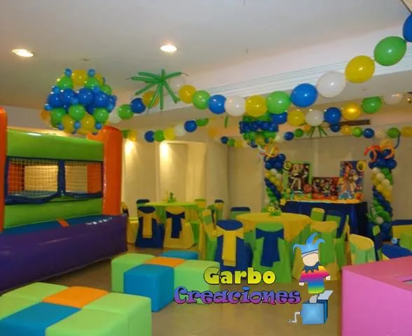 Garbo Creaciones: Decoracion con Globos Toda Ocasion