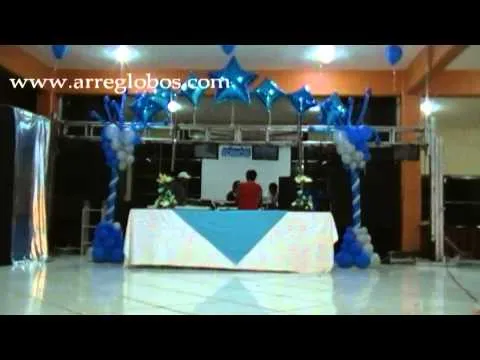 Decoración con Globos en Seybaplaya www.arreglobos.com - YouTube