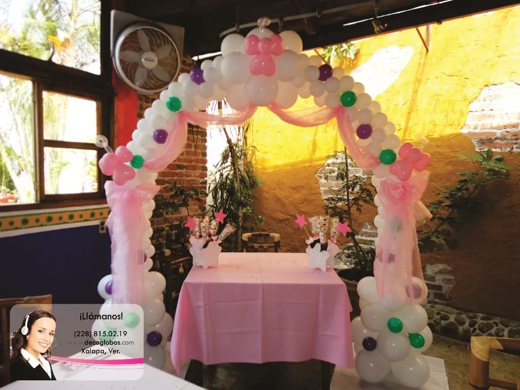 Decoración con globos Xalapa