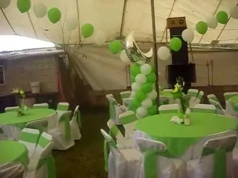 DECORACION CON GLOBOS XV años en Santa Rosa Xochiac - YouTube