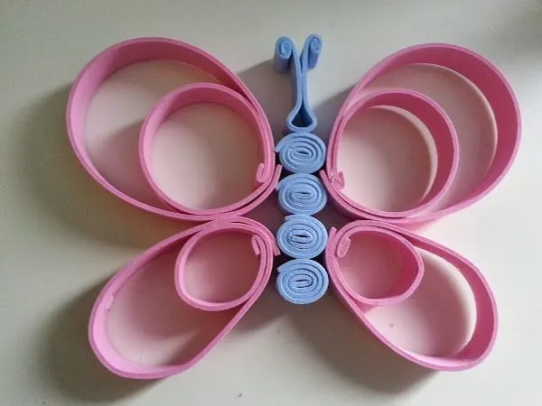 gomaeva mariposa | Aprender manualidades es facilisimo.com gomaeva mariposa | Aprender manualidades es facilisimo.com