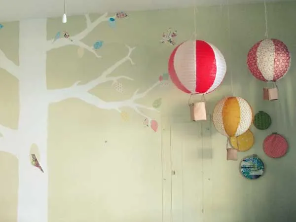 Decoración de la habitación infantil: ¡una lámpara muy original!
