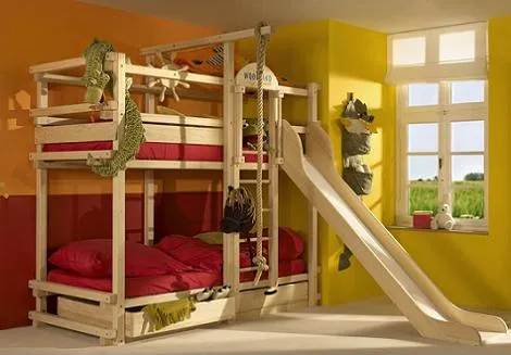 Decoración Habitación con literas