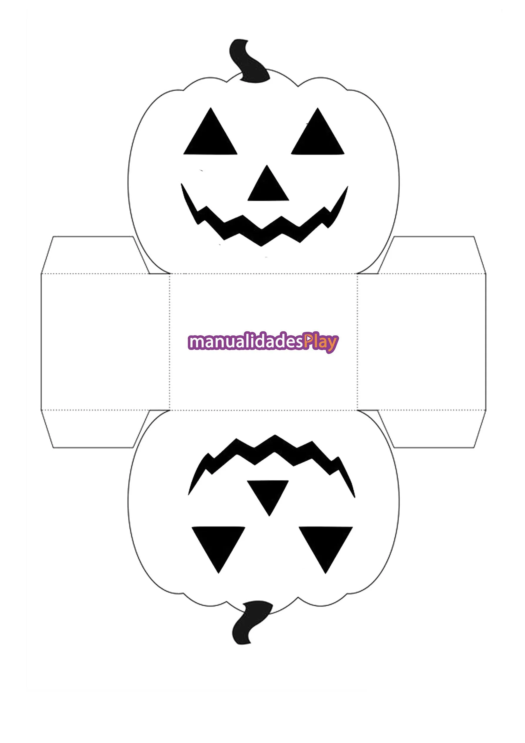 Decoración para Halloween con cartulina ¡Fácil! - Manualidades Play Decoración para Halloween con cartulina ¡Fácil! - Manualidades Play