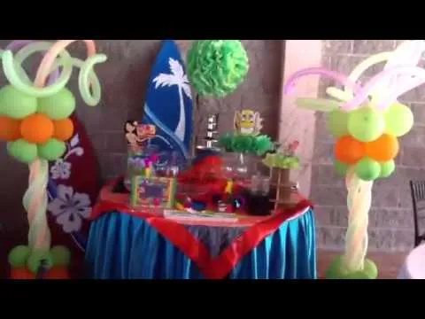 DECORACIÓN HAWAIANA - YouTube