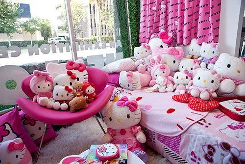 Habitaciones decoradas de Hello Kitty | Decoideas.Net Habitaciones decoradas de Hello Kitty | Decoideas.Net