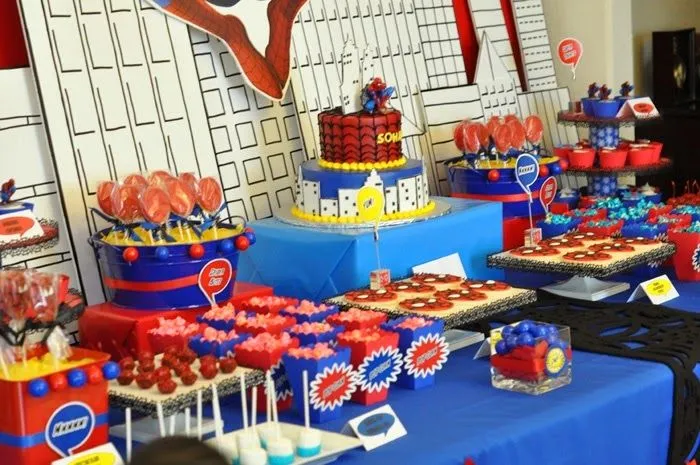 Como decorar cumple del hombre araña - Imagui Como decorar cumple del hombre araña - Imagui