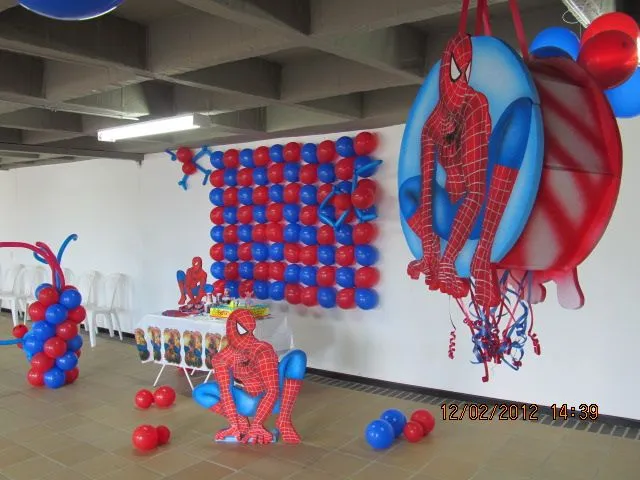 DECORACION HOMBRE ARAÑA - SPIDERMAN FIESTAS INFANTILES Y ...