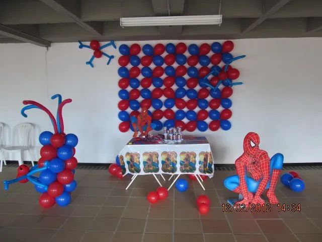 DECORACION HOMBRE ARAÑA - SPIDERMAN FIESTAS INFANTILES ...