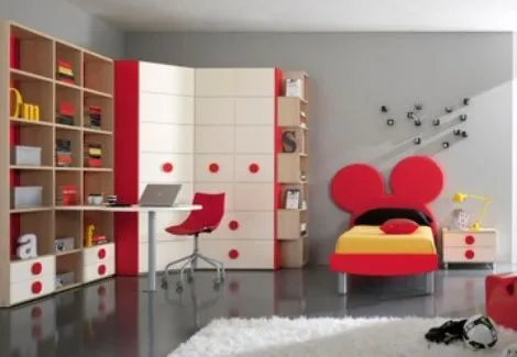 Decoración e Ideas para mi hogar: 7 dormitorios al estilo Mickey Mouse Decoración e Ideas para mi hogar: 7 dormitorios al estilo Mickey Mouse