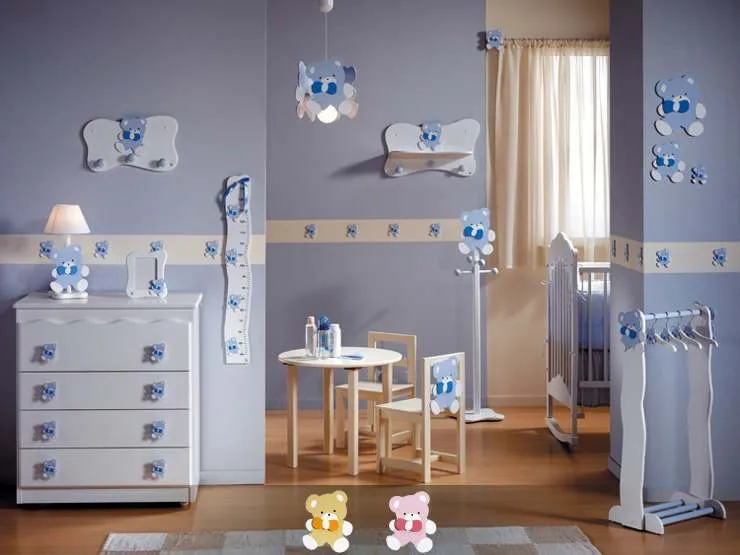 Decoración infantil | Bienvenida del nuevo bebe - EspacioHogar.com