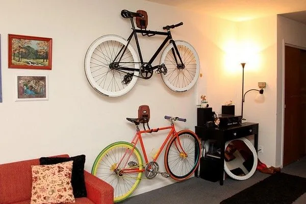 Decoración de interiores para fanáticos de las bicicletas | Mil ... Decoración de interiores para fanáticos de las bicicletas | Mil ...