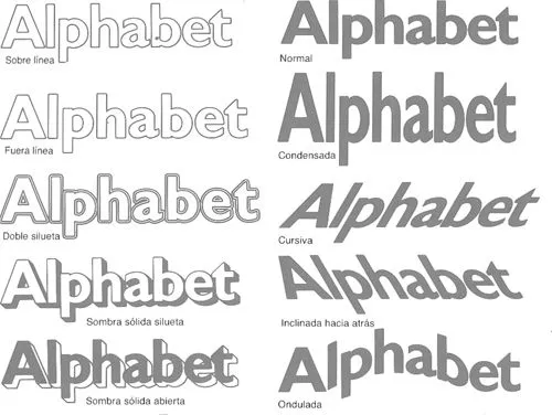 Decoracion de letras « La Tipografia
