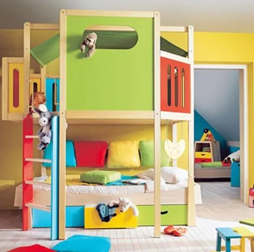 Decoración Literas muy modernas para dormitorios infantiles