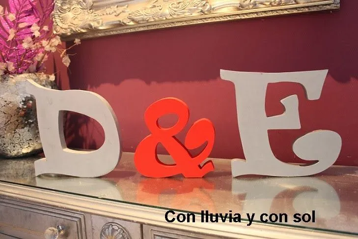 Decoracion en madera para bodas y para niños: INICIALES DE MADERA ... Decoracion en madera para bodas y para niños: INICIALES DE MADERA ...