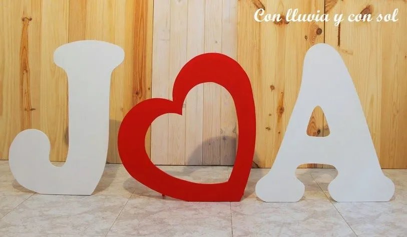 Decoracion en madera para bodas y para niños: LETRAS GIGANTES PARA ... Decoracion en madera para bodas y para niños: LETRAS GIGANTES PARA ...