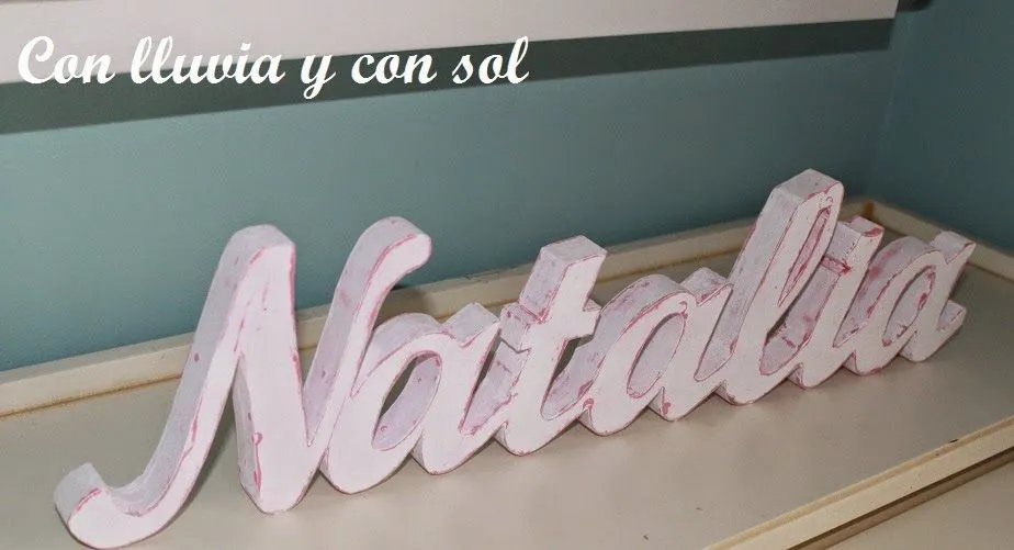 Decoracion en madera para bodas y para niños: LETRAS DE MADERA ...