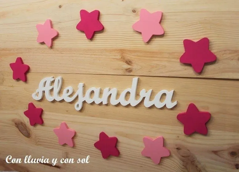 Decoracion en madera para bodas y para niños: MURAL PERSONALIZADO ...