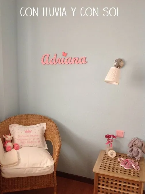 Decoracion en madera para bodas y para niños: NOMBRE DE MADERA ...