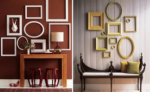 Decoración con marcos | Ideas para decorar, diseñar y mejorar tu casa.