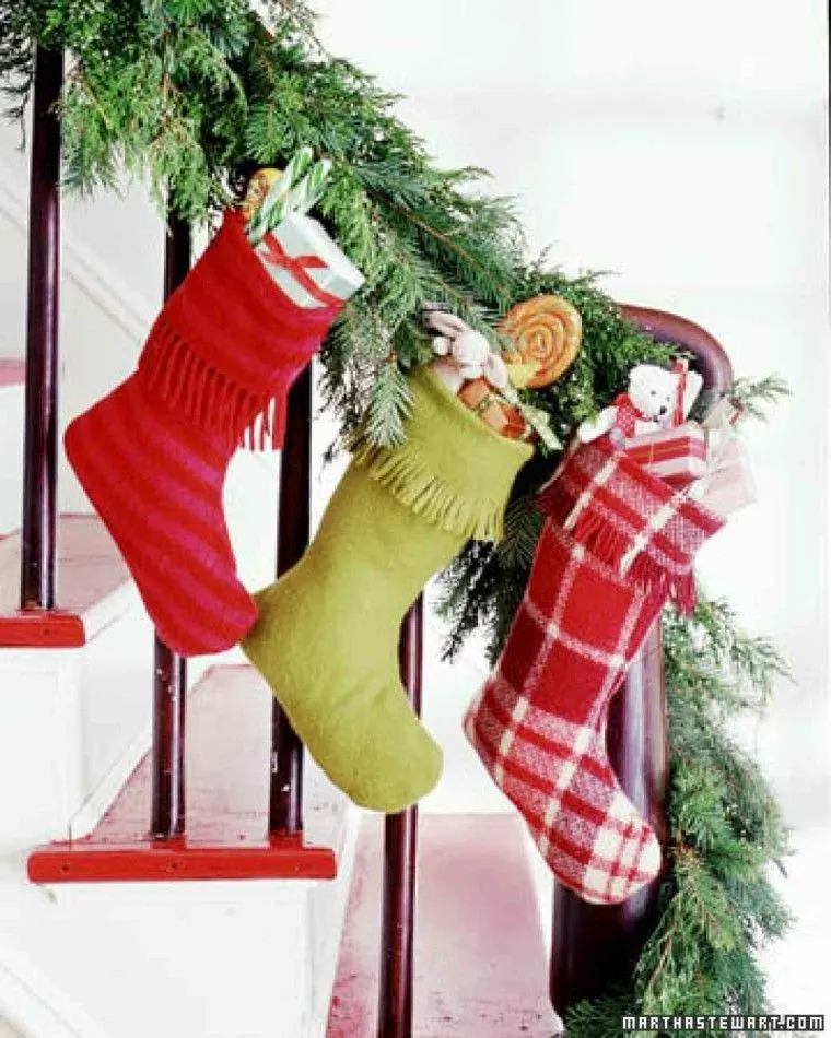 Decoración con medias de navidad y su origen extraño Decoración con medias de navidad y su origen extraño