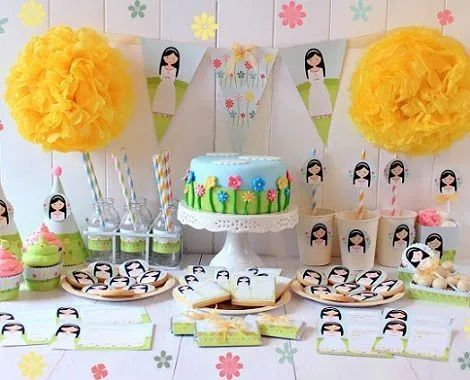 Decoración de mesa para primera comunión de niñita - Imagui Decoración de mesa para primera comunión de niñita - Imagui