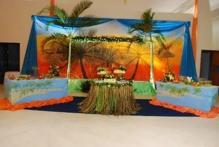 Decoraciones de hawaiano - Imagui