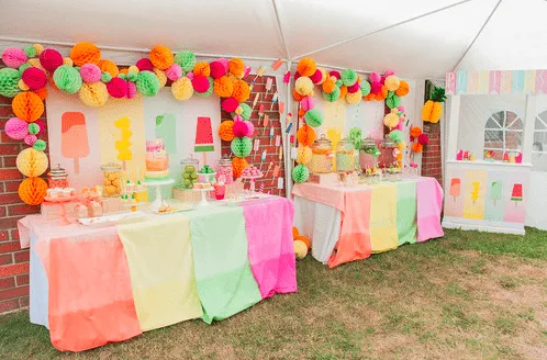 la decoración de mis mesas: Fiesta de cumpleaños inolvidable