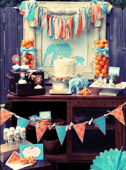 la decoración de mis mesas: Fiesta de cumpleaños temático de Elefante la decoración de mis mesas: Fiesta de cumpleaños temático de Elefante