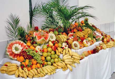 ServFest: MESA DE FRUTAS DECORADAS