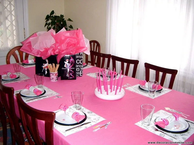 Decoracion de mesas: Mesa cumpleaños