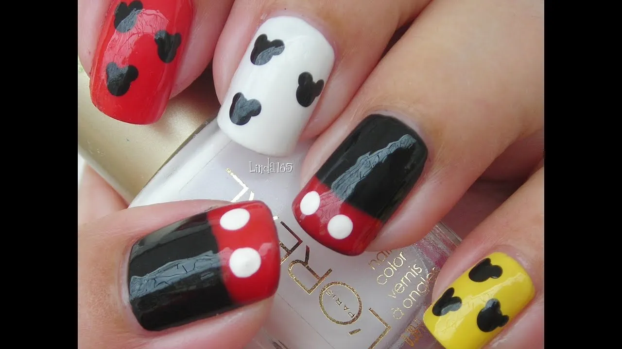 Decoracion Mickey Mouse En Unas