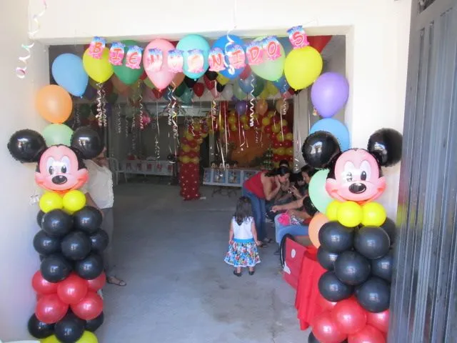 DECORACION MICKEY MOUSE FIESTAS INFANTILES Y RECREACIONISTAS ...