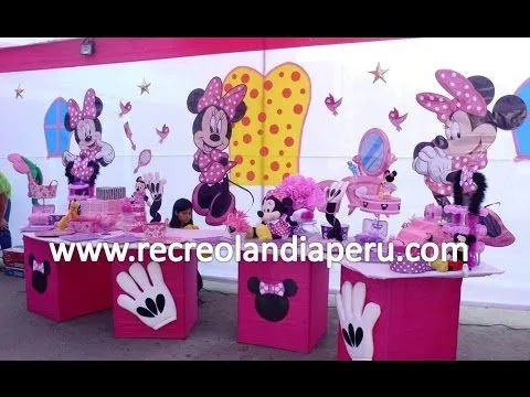 Decoración Minnie Boutique - Recreolandia - YouTube Decoración Minnie Boutique - Recreolandia - YouTube