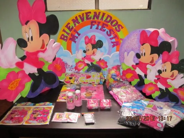 DECORACION MINNIE MOUSE FIESTAS INFANTILES Y RECREACIONISTAS ...