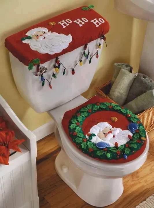 Decoracion Navidad Baño | Manualidades Navideñas | Pinterest | Navidad