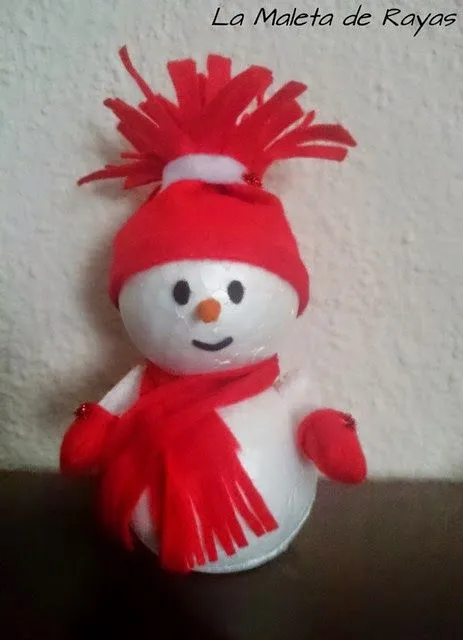 adorno de navidad de muneco de nieve | facilisimo.com