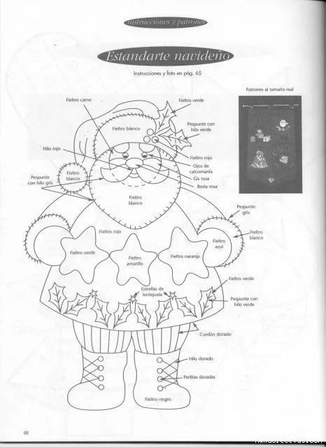 Decoracion Navidad. Patron Santa Claus. Ideas para Decoracion ... Decoracion Navidad. Patron Santa Claus. Ideas para Decoracion ...