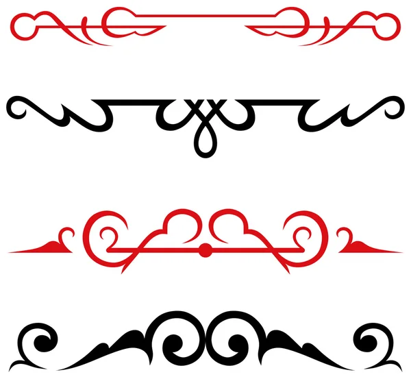 Decoración de página y elementos de diseño caligráfico — Vector ... Decoración de página y elementos de diseño caligráfico — Vector ...