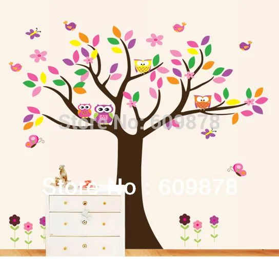 Decoración de paredes con árboles - Imagui