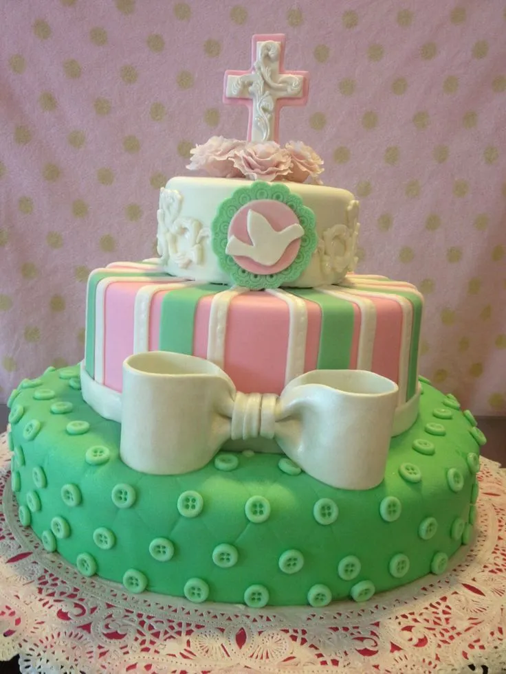 Decoración de pastel para bautizo!!! | Mis Fiestas de Fantasia | Pint… Decoración de pastel para bautizo!!! | Mis Fiestas de Fantasia | Pint…