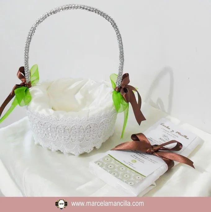 Decoracion Personalizada de Canastas para petalos, servilletas y ... Decoracion Personalizada de Canastas para petalos, servilletas y ...