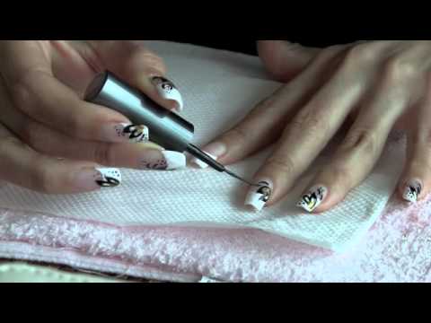 Decoracion pétalos con esmalte (petición) - YouTube Decoracion pétalos con esmalte (petición) - YouTube