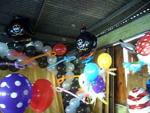 DECORACION PIRATA EN GLOBOS Y GLOBOLOGIA POR GRACIELA SANABRIA 707 ...