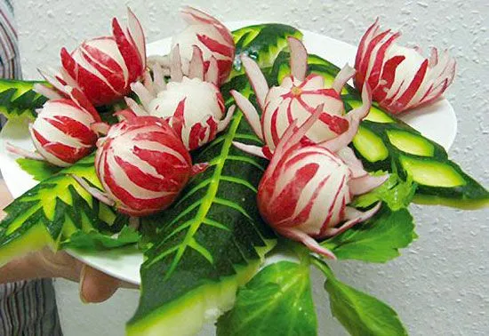 Decoración de platos con verduras paso a paso ~ Solountip.com Decoración de platos con verduras paso a paso ~ Solountip.com