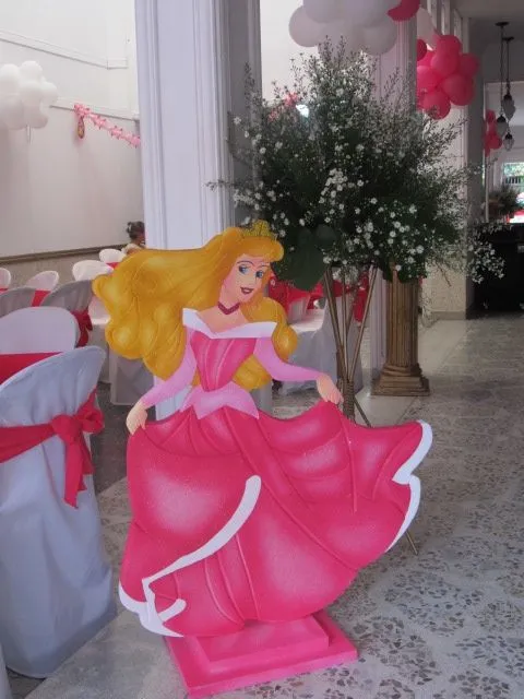 DECORACION PRINCESA DISNEY AURORA LA BELLA DURMIENTE FIESTAS ...