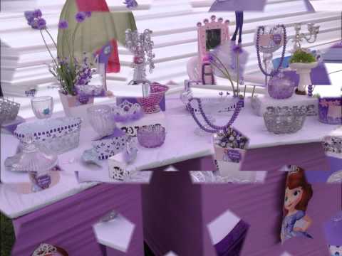 Decoración princesa Sofia video - YouTube