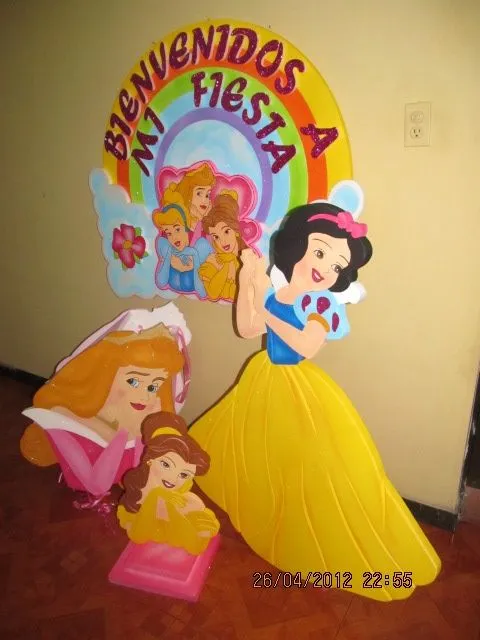 DECORACION PRINCESAS DISNEY FIESTAS INFANTILES Y RECREACIONISTAS ...