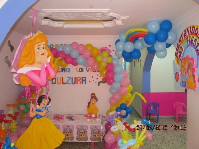 DECORACION PRINCESAS DISNEY FIESTAS INFANTILES | Fiestas ...